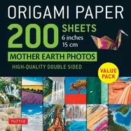 origami paper 200 sheets mother earth photos 6 15cm tuttle origami paper d