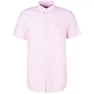 Barbour Oxford Short Sleeve Tailored Shirt - Pink