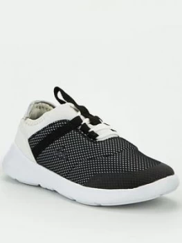 Lacoste Boys LT Dash 120 Trainers - Off White/Black, Off White/Black, Size 2 Older