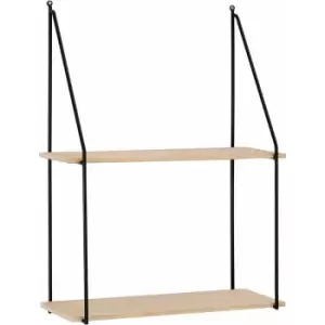 Premier Housewares Brixton 2 Tier Metal Shelf