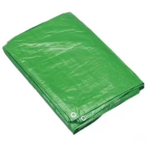 Sealey TARP68G Tarpaulin 1.83 x 2.44mtr Green