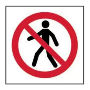 NO Thoroughfare Symbol - Sav (400 x 400mm)