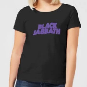 Black Sabbath Logo Womens T-Shirt - Black - XL