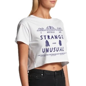 Beetlejuice - St And Unusual Womens Large Crop Top - White