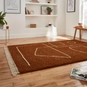 Boho A474 Rug Brown