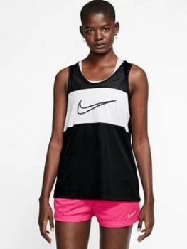 Nike NSW Mesh Tank Top - Black/White Size M Women