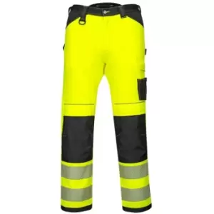 Portwest PW340YBS36 - sz 36 PW3 Hi-Vis Work Trousers - Yellow/Blue - Yellow/Blue