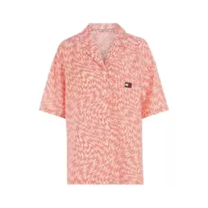 Tommy Jeans Tjw Logomania Ss Oversized Shirt - Pink