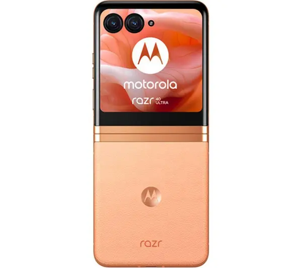 MOTOROLA Razr 40 Ultra - 256GB, Peach Fuzz, Orange 840023259654