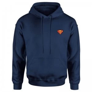 DC Superman Unisex Hoodie - Navy - L