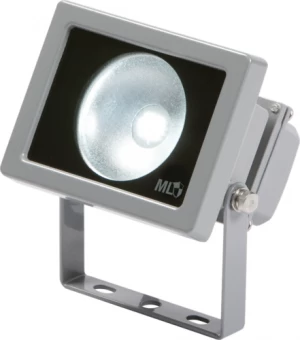 KnightsBridge IP65 Adjustable Low Energy LED Security FloodLight Grey Aluminium. - 10 Watt