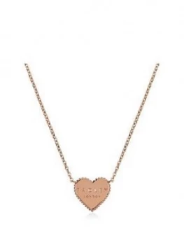 Radley Rose Gold Plated Sterling Silver Heart Pendant Ladies Necklace