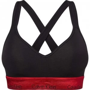 Calvin Klein Modern Cotton Lift Bralette - Blk Red GalaWB