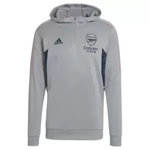 2022-2023 Arsenal Hooded Track Top (Clear Onix)