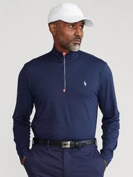 Ralph Lauren Stretch 1/2 Zip Pullover - Navy Size M Men