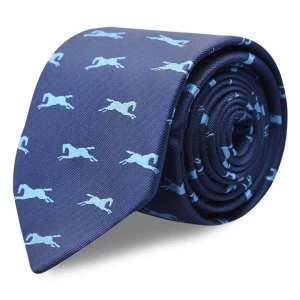 Shires Show Tie - Navy/Blue Pony