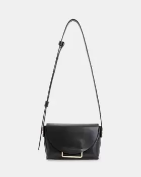 AllSaints Francine Leather Crossbody Bag