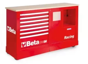 Beta Tools C39SM-R "Racing" Mobile Roller Cab Red 039390003