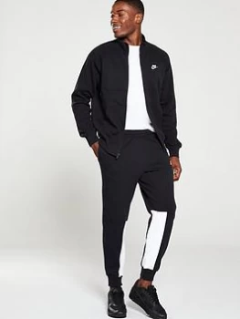 Nike Sportswear Fleece Tracksuit - Black