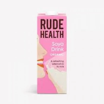 Rude Health Organic Soya Drink - 1Ltr x 6