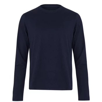 Howick Long Sleeve Pyjama T Shirt - Navy