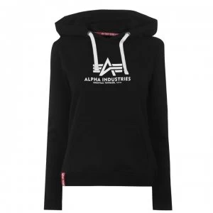 Alpha Industries Logo Hoodie - Black