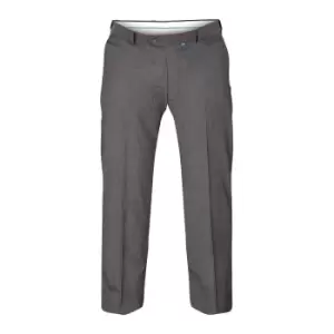 Duke Mens Kingsize Supreme D555 Stretch Dress Trousers (42L) (Charcoal)