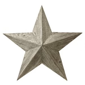 White Wooden Lucky Hanging Star By Heaven Sends