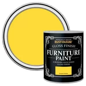 Rust-Oleum Lemon Sorbet Gloss Furniture Paint 125 Ml