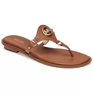 Michael Kors CONWAY SANDAL womens Flip flops / Sandals (Shoes) in Brown,4,5,2.5