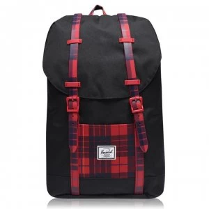 Herschel Supply Co Heritage Backpack - Black/Red Plaid