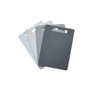 Set of 4 Gradient Grey Chopping Boards