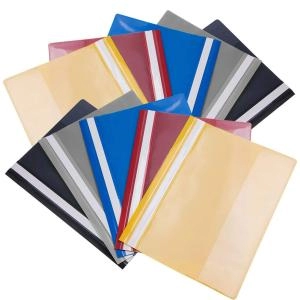 Assorted Plastic Report Files A4 - (Pack of 10)