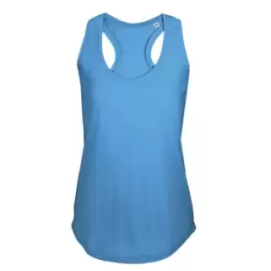 SOLS Womens/Ladies Moka Plain Sleeveless Tank Top (M) (Aqua)