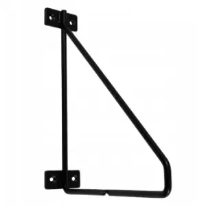 Shelf Support Wall Mounted Brace 21x17cm Black Colour - Pack of 1