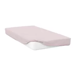 Belledorm 200 Thread Count Egyptian Cotton Fitted Sheet (Kingsize) (Powder Pink)