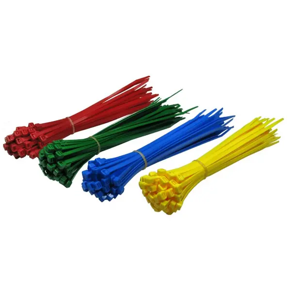 Cables Direct 200-pack of 200mm x 4.8mm Cable Ties in Assorted Colours