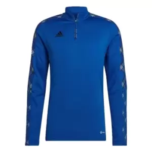 adidas Tiro Fleece Mid-Layer Shirt Mens - Blue