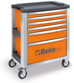 Beta Tools C39-6/O 6 Drawer Roller Cab 800 x 500 x 971mm Orange 039000031