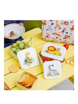 Sass & Belle Savanna Safari Set Of 3 Lunchbox