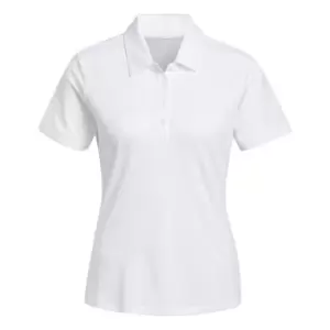 adidas Short Sleeve Performance Polo Shirt Womens - White