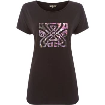 Biba Magenta dark jungle jersey tee - Purple