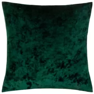 Verona Crushed Velvet Cushion Emerald