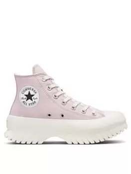 Converse Chuck Taylor All Star Platform Lugged Hi-Tops - Pink, Size 6, Women