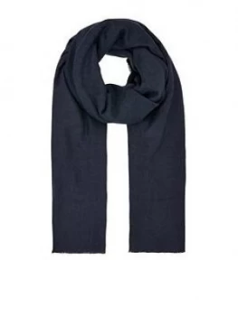 Accessorize Wells Supersoft Blanket Scarf - Navy