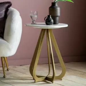 Crossland Grove Victoria Side Table Gold