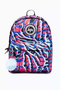 HYPE HIGHLIGHTER ZEBRA BACKPACK