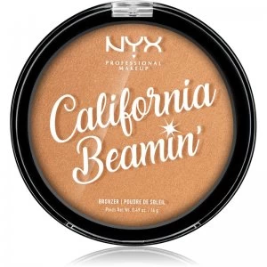 NYX Professional Makeup California Beamin' Bronzer Shade 02 Golden One 14 g