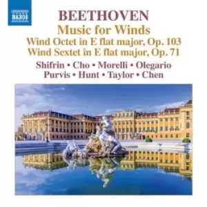 Beethoven Music for Winds/Wind Octet in E-flat Major Op 103/ by Ludwig van Beethoven CD Album