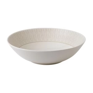 Royal Doulton Ellen DeGeneres Taupe Stripe Serving Bowl